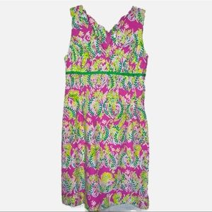 Lilly Pulitzer Millionaire’s Row Print Classic Cotton Dress